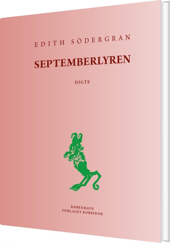 Septemberlyren - Edith Södergran - Bog