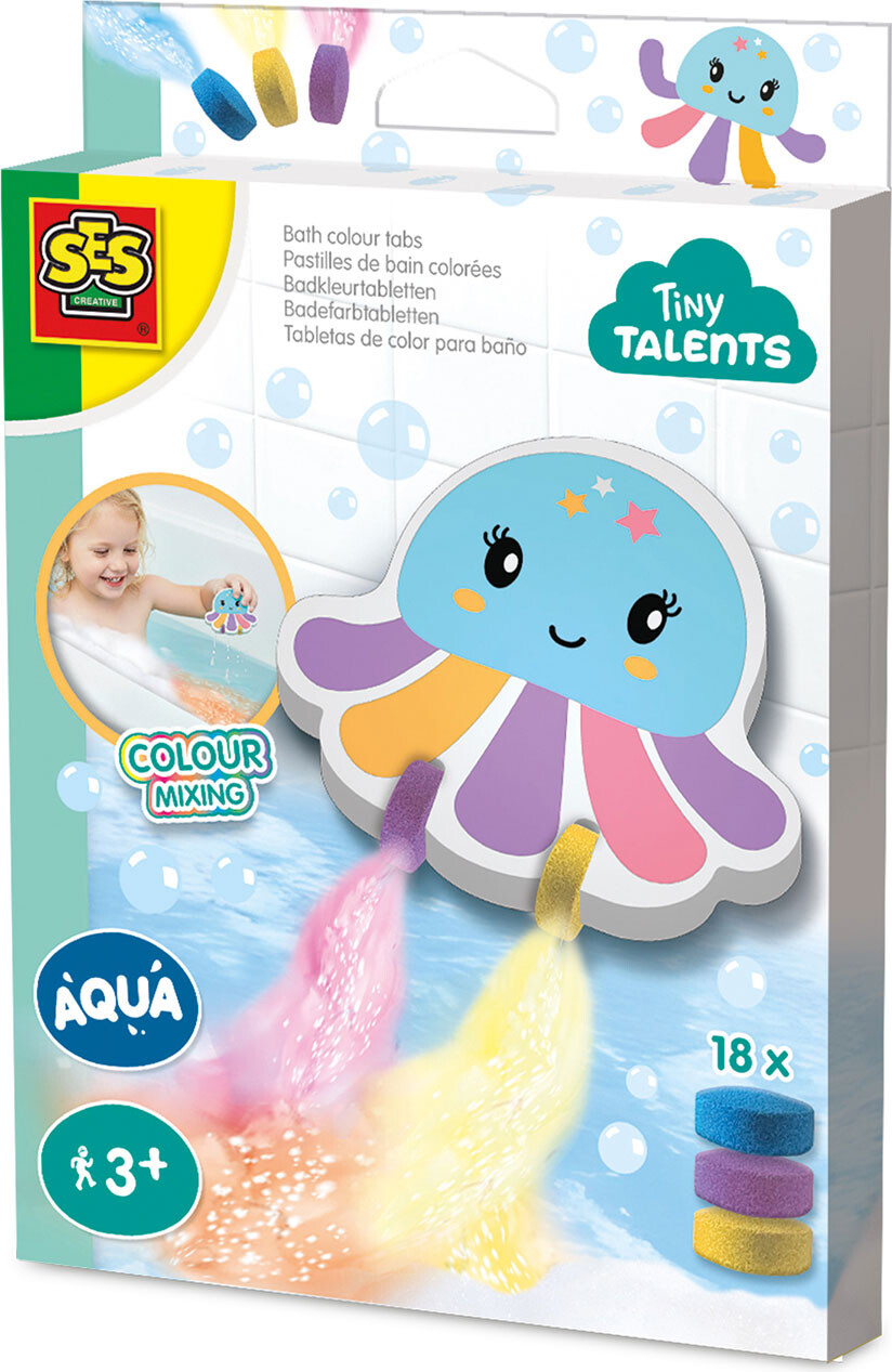 Ses Creative - Badeleg - Blæksprutte Med Badfarver