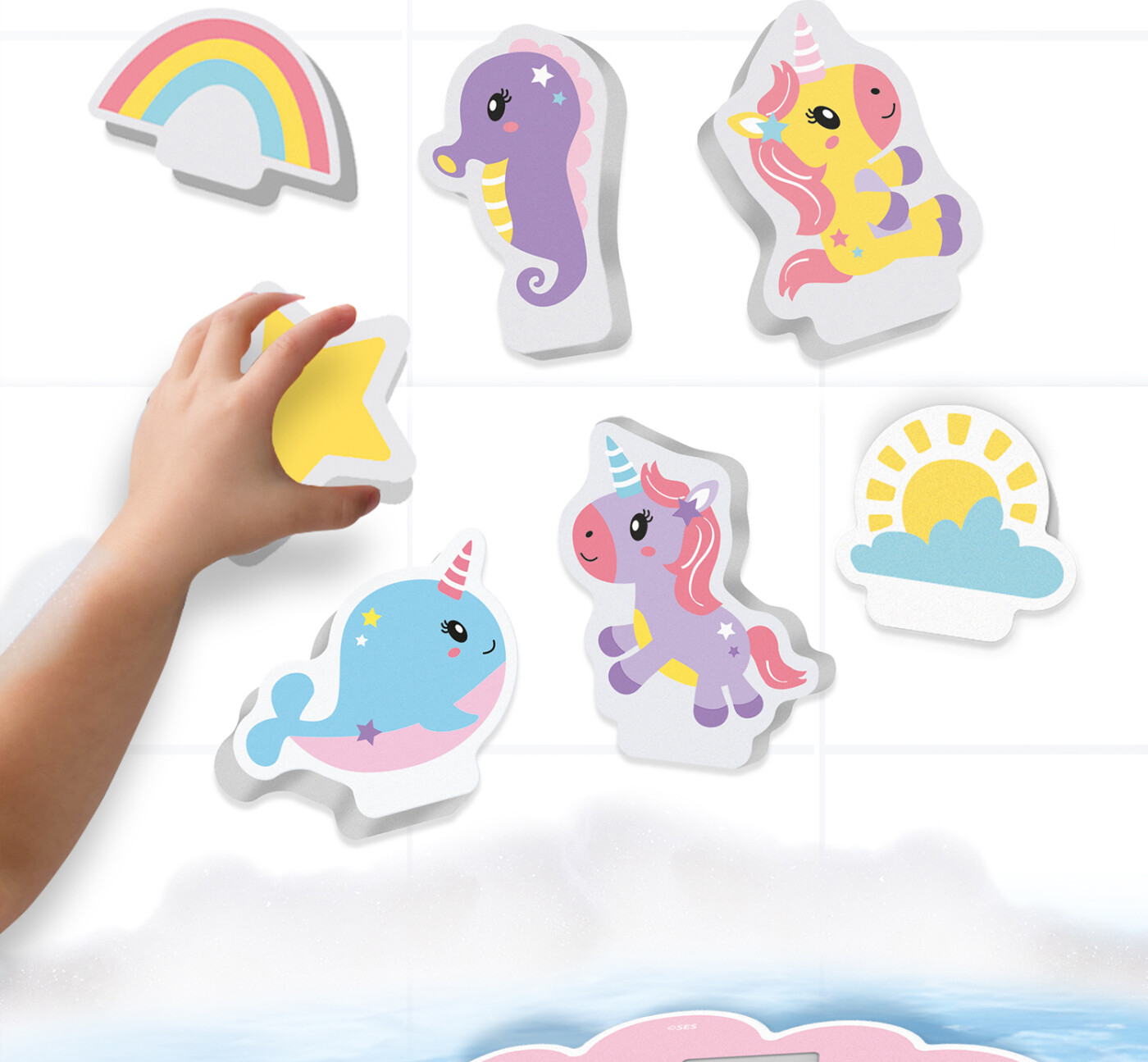 SES Creative Badetid på Enhjørningeøen - (S13253)