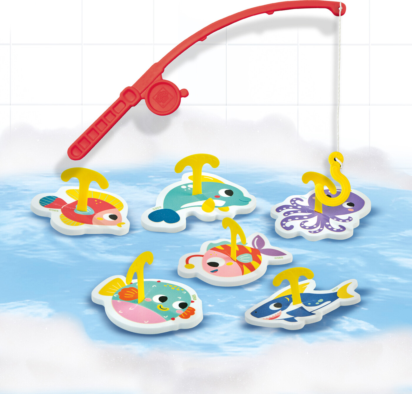 SES Creative Sjovt fiskeri ved badetid - (S13221)