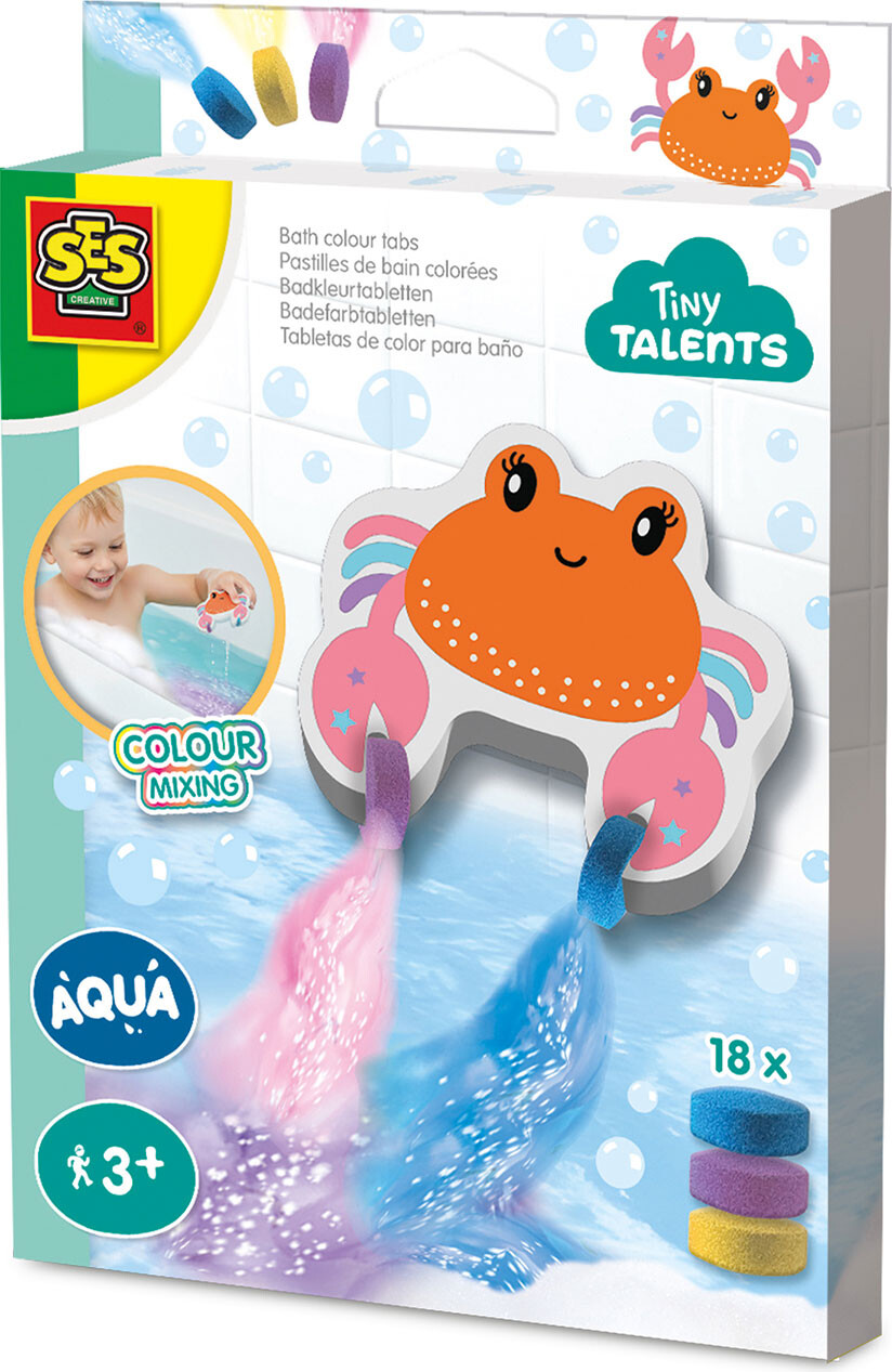 Ses Creative - Badeleg - Krabbe Med Badfarver