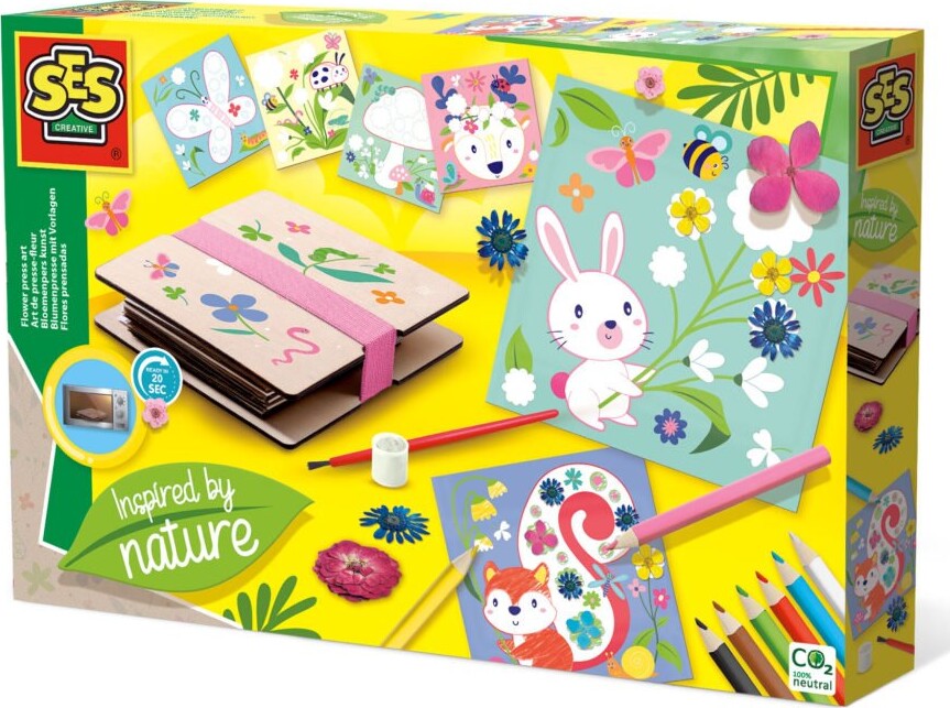 Ses Creative - Pressede Blomster Diy Kit - 20 Sekunder