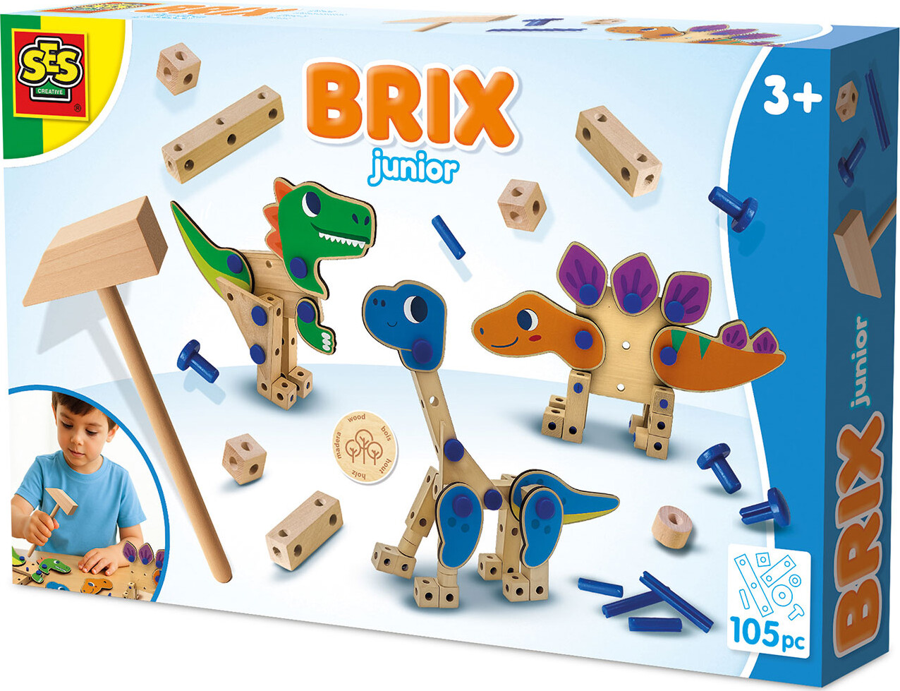 Ses Creative - Brix Junior - Dinosaurer