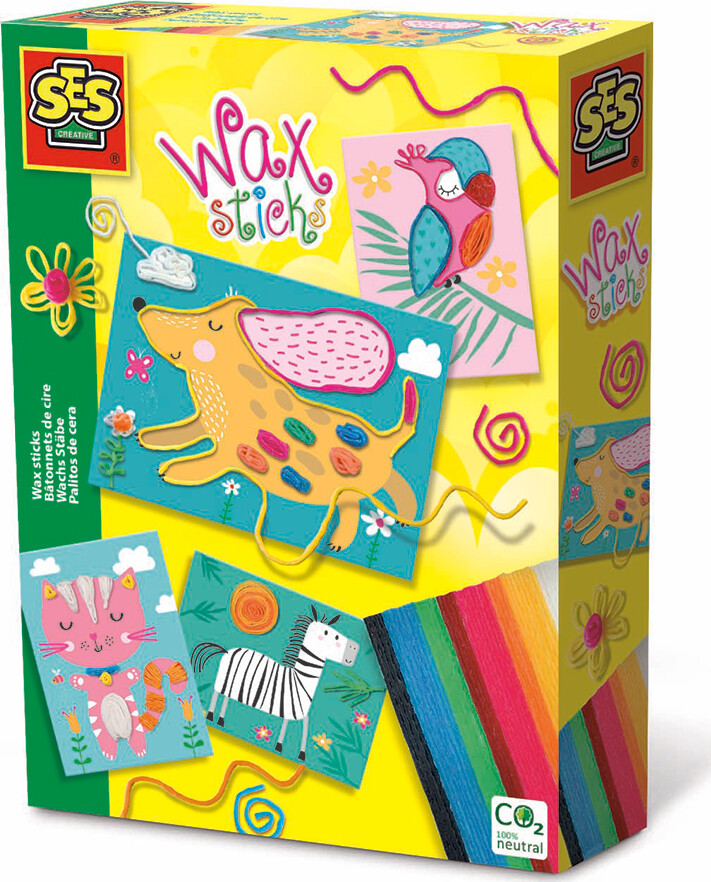 Ses Creative - Dekorationssæt - Voksfarver