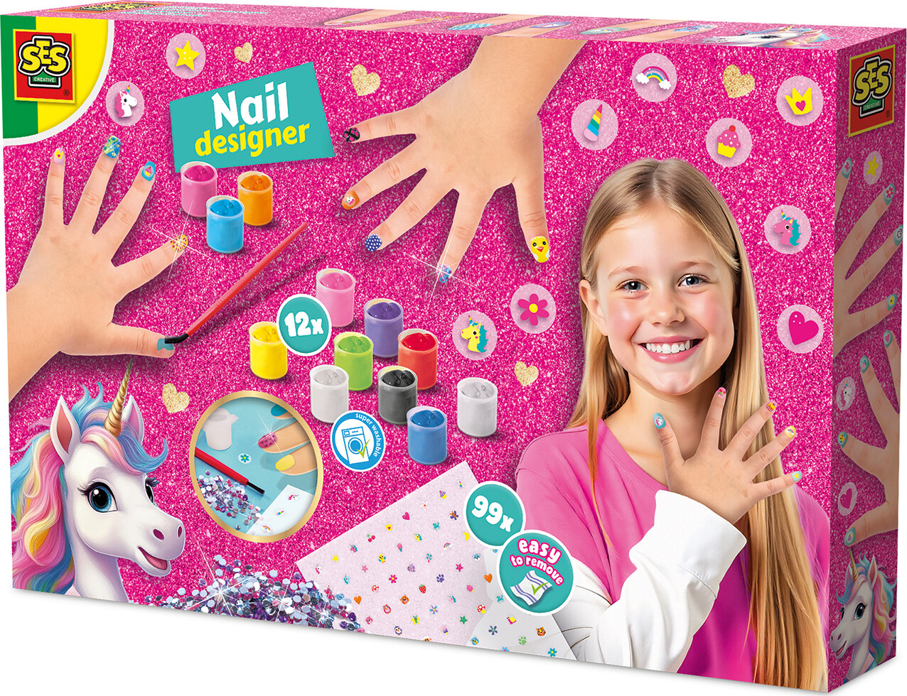 Ses Creative - Dekorer Dine Negle - Enhjørning