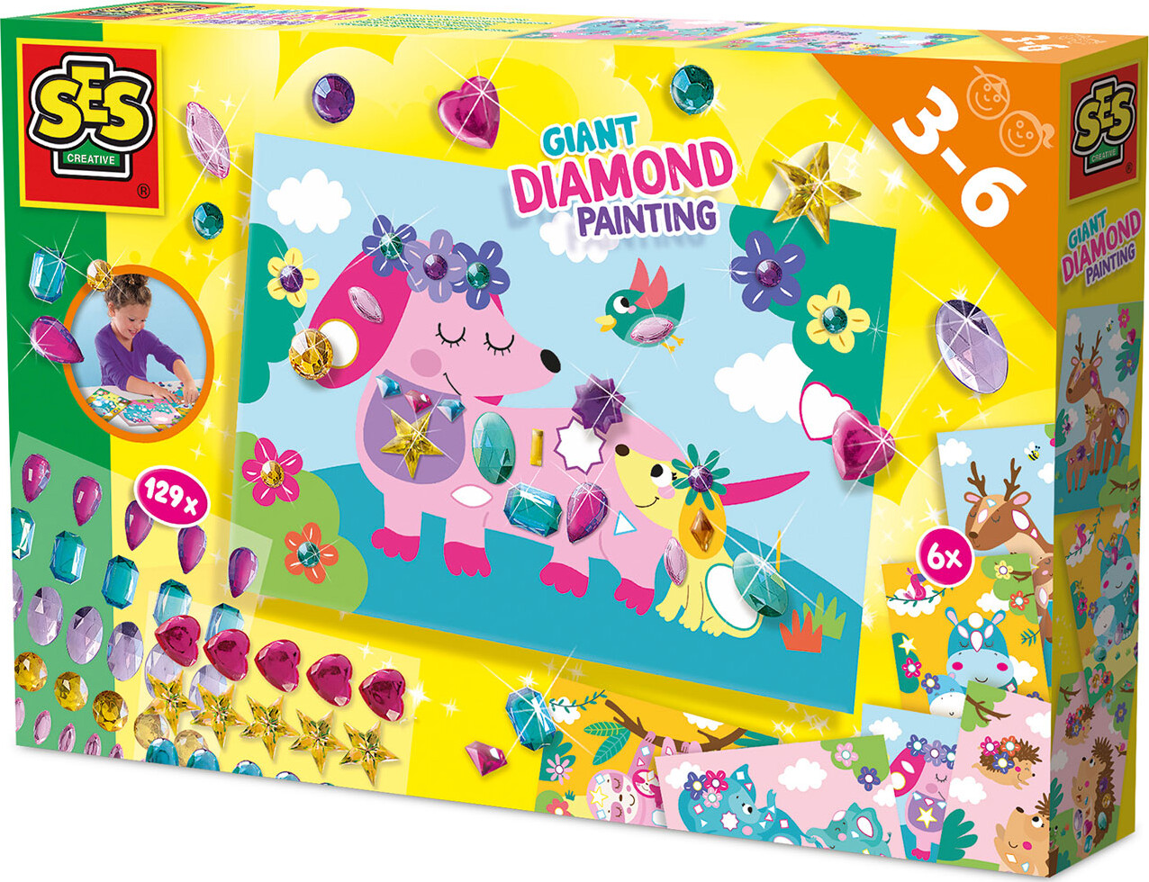 SES Creativ Kreasæt - Diamantmosaik