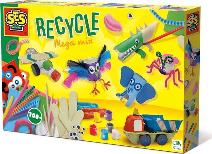 Ses Creative - Kreativt Diy Sæt - Recycle Mega Mix