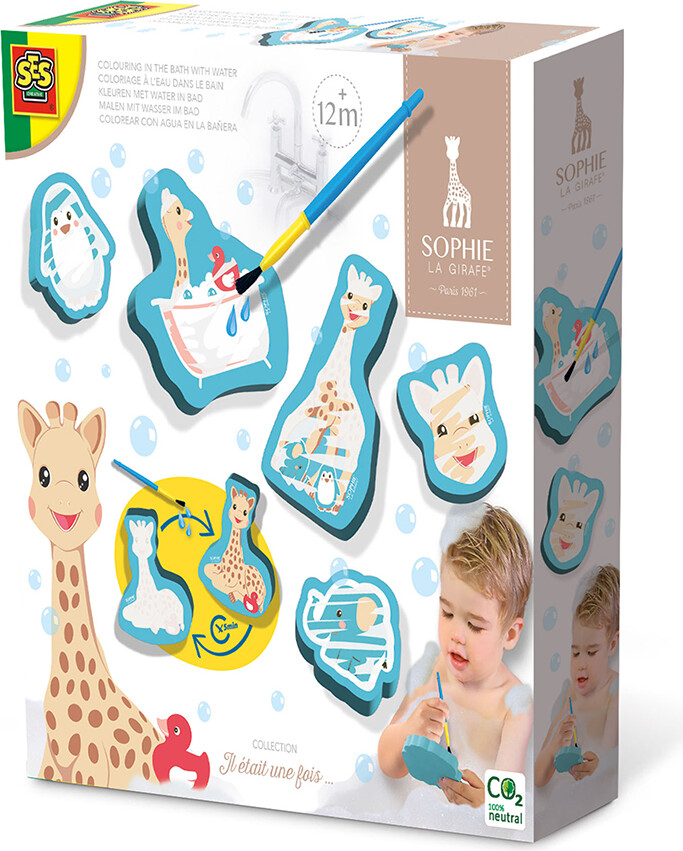 Ses Creative - Farv Med Vand Til Badet - Sophie La Girafe