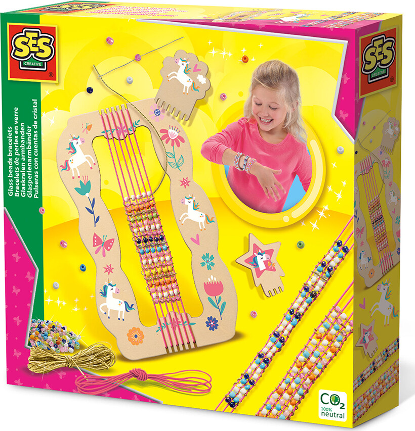 Ses Creative - Glasperle Armbånd Vævesæt