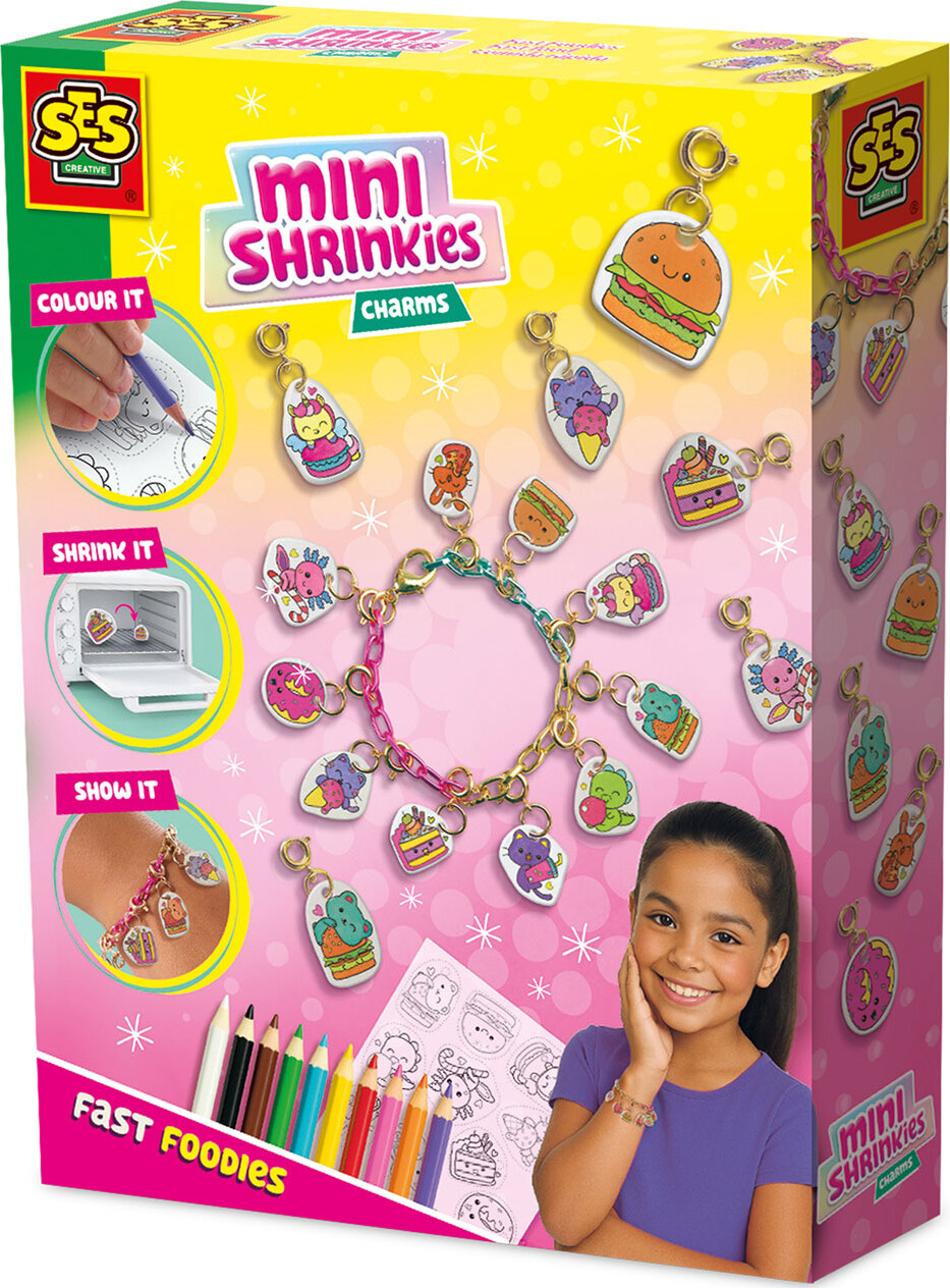Ses Creative - Krympeplast - Mini Shrinkies - Lækre Snacks