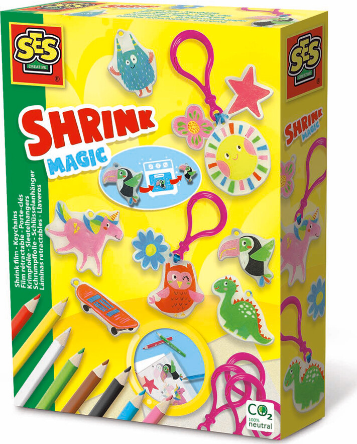 SES Creative Krympeplast - DIY - Nøgleringe