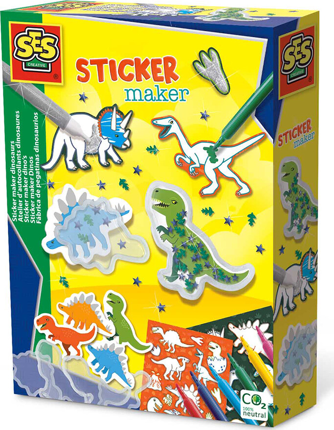 Ses Creative - Lav Selv - Klistermærker - Dinosaurer