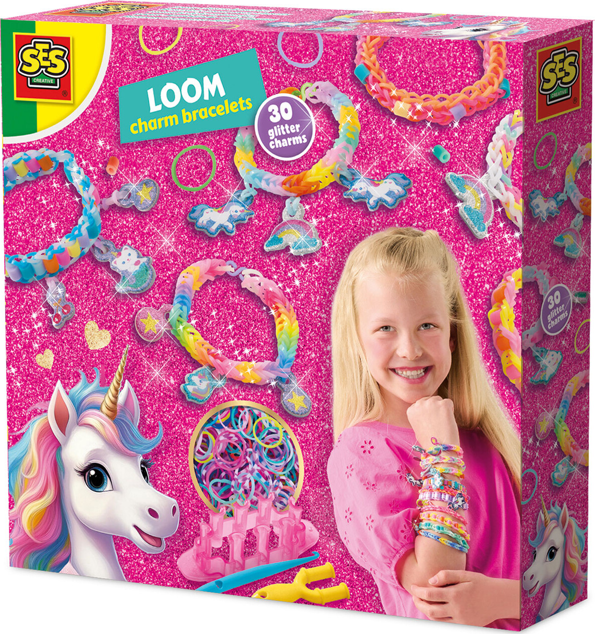 SES Creative Loom Kreasæt - Armbånd - Enhjørninger