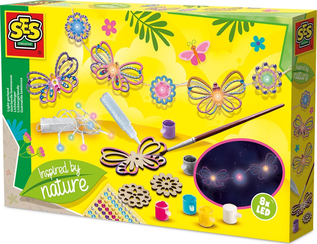 Ses Creative - Lyskæde - Naturdesign - (s14039)