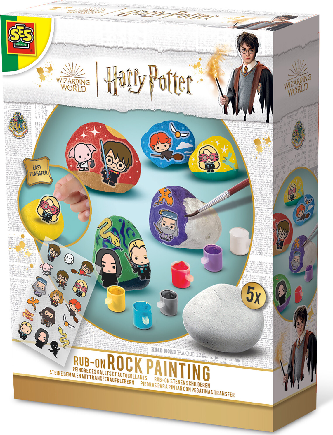 Ses Creative - Mal På Sten - Harry Potter