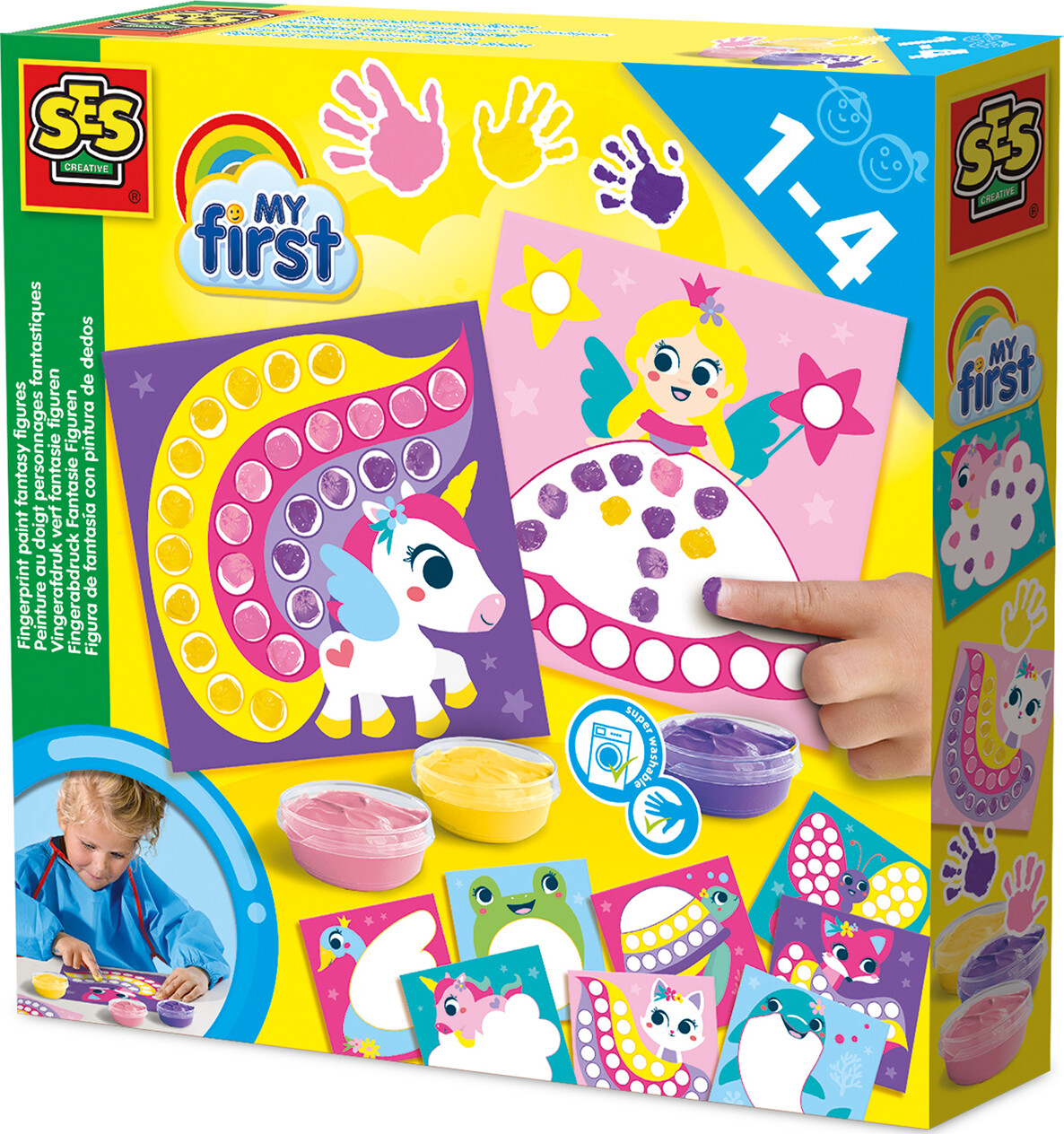 Ses Creative - Min Første - Fingermaling - Fantasi Figurer