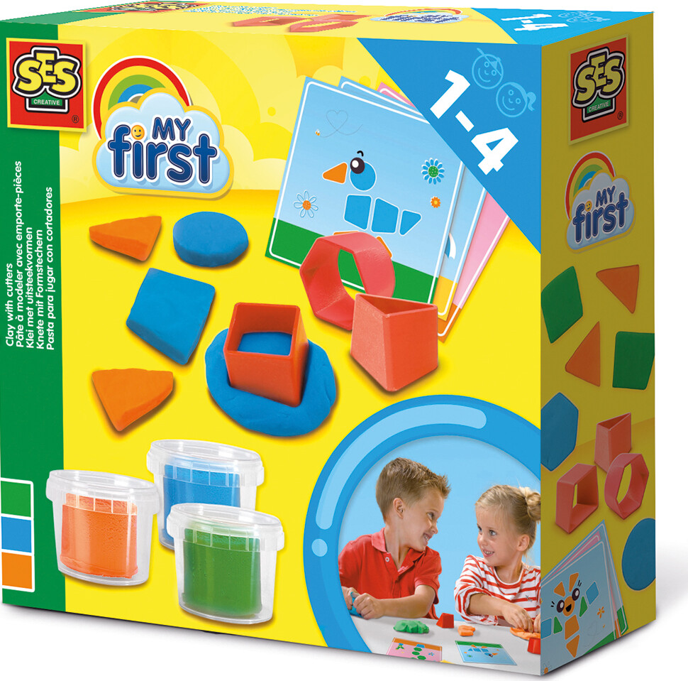 SES Creative Modellervoks - Min Første Modellervoks m. Figurer