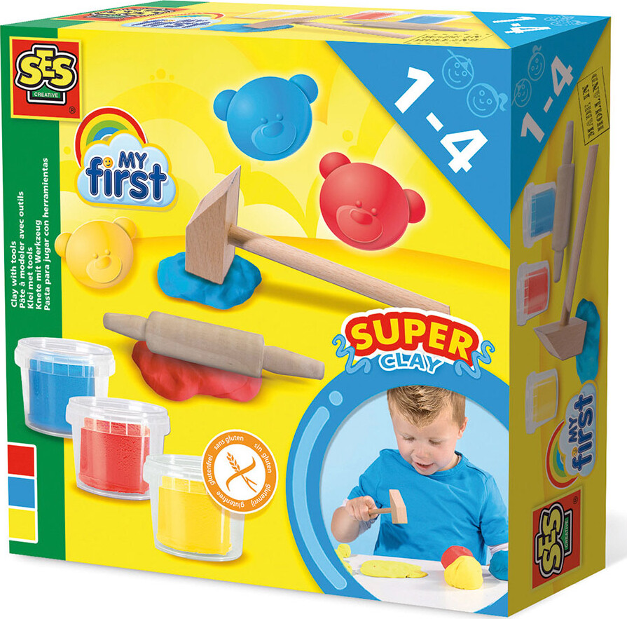 Ses Creative - Min Første Modellervoks Med Værktøj