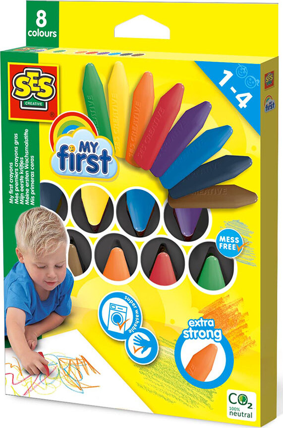 Ses Creative - Mine Første - Farveblyanter 8 Stk