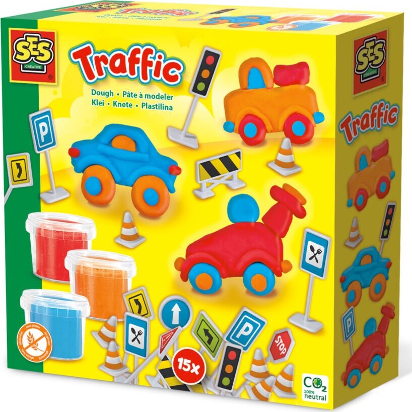 Ses Creative - Modellervoks - Biler Med Vejskilte
