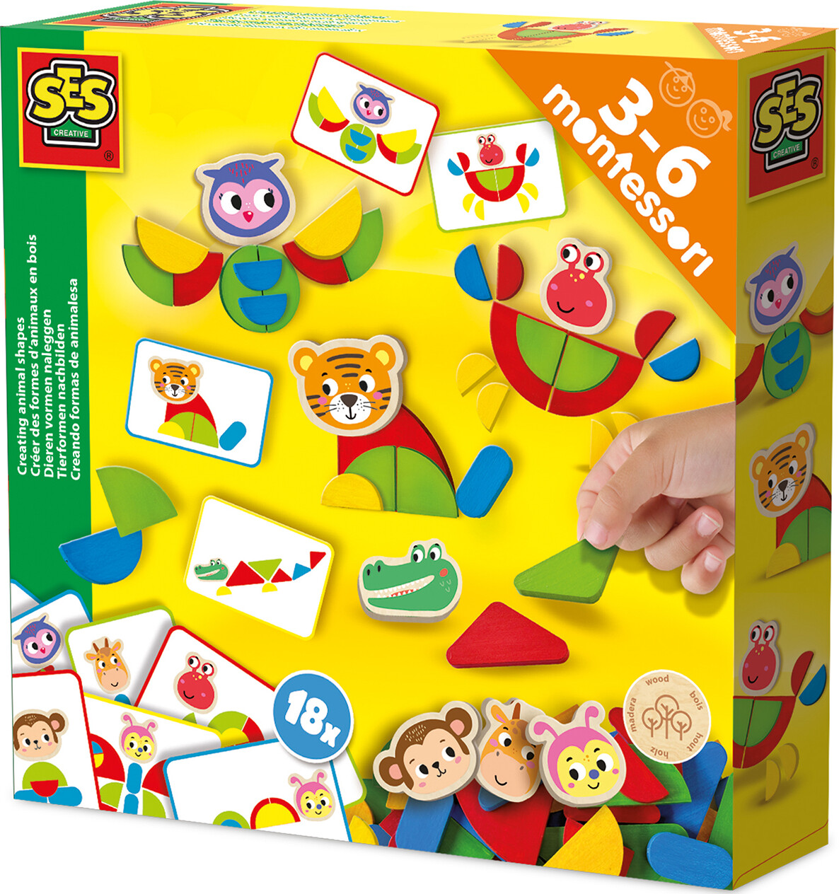 Ses Creative - Montessori - Kreativt Dyresæt