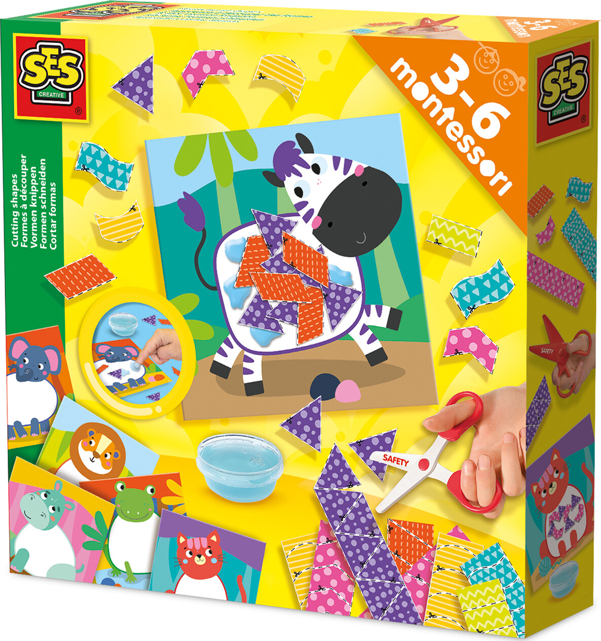 Ses Creative - Montessori - Lær At Klippe Kollager