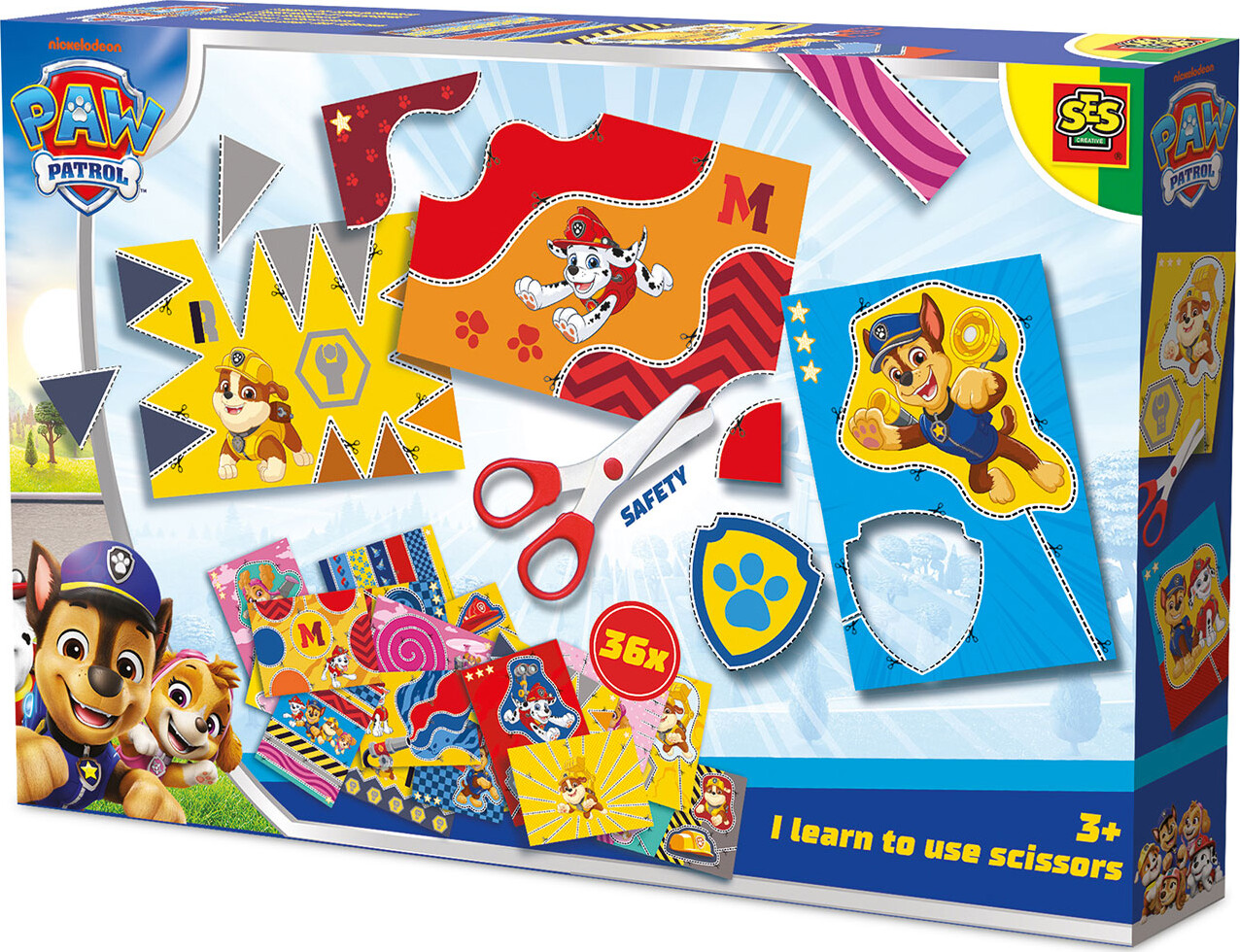SES Creativ Kreasæt - Paw Patrol - Jeg Lærer At Bruge Saks
