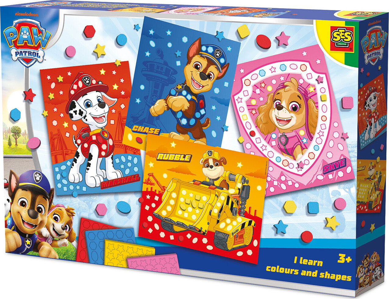 Ses Creative - Paw Patrol - Jeg Lærer Former Og Farver