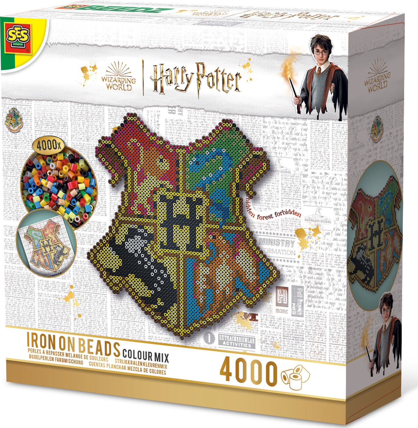 Harry Potter Perler Sæt - 4.000 Stk. - Hogwarts Våbenskjold