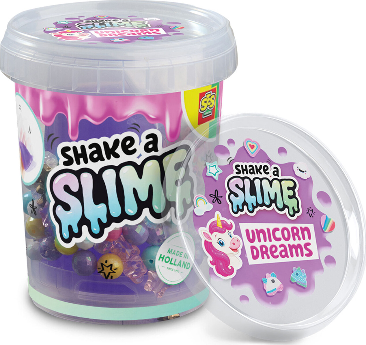 Ses Creative - Shake-a-slime - Unicorn Dreams 200 G