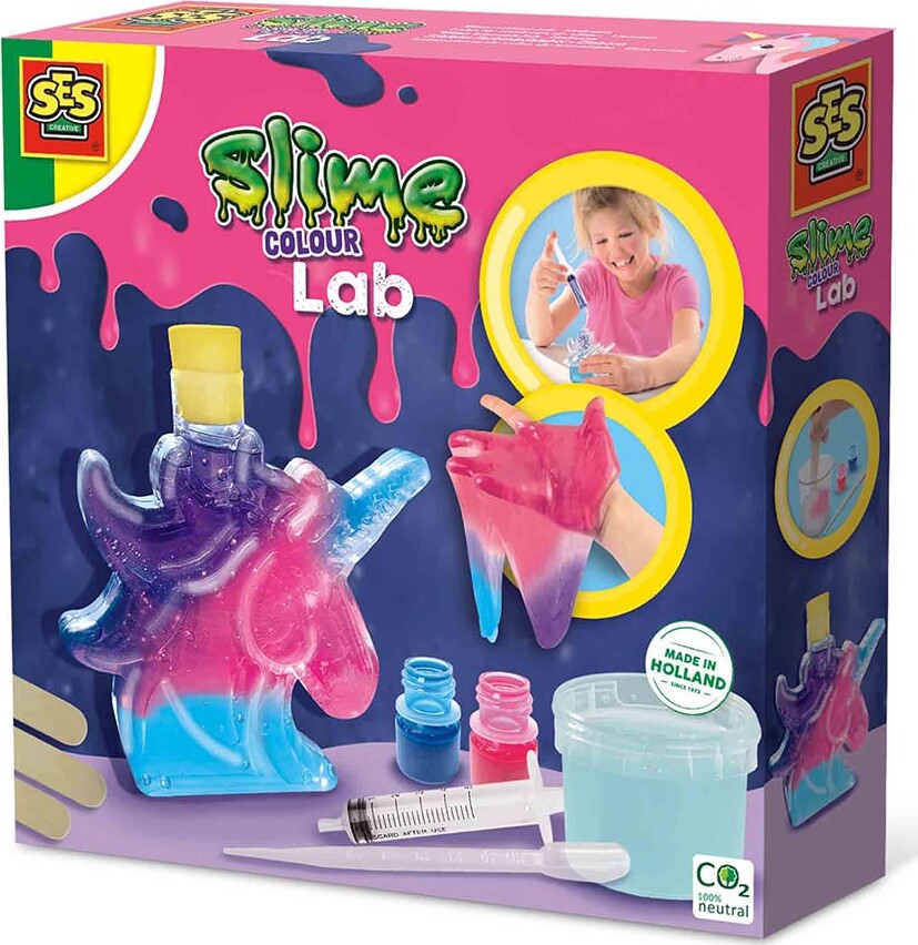 Ses Creative - Slime - Enhjørning Laboratorie Slim Sæt
