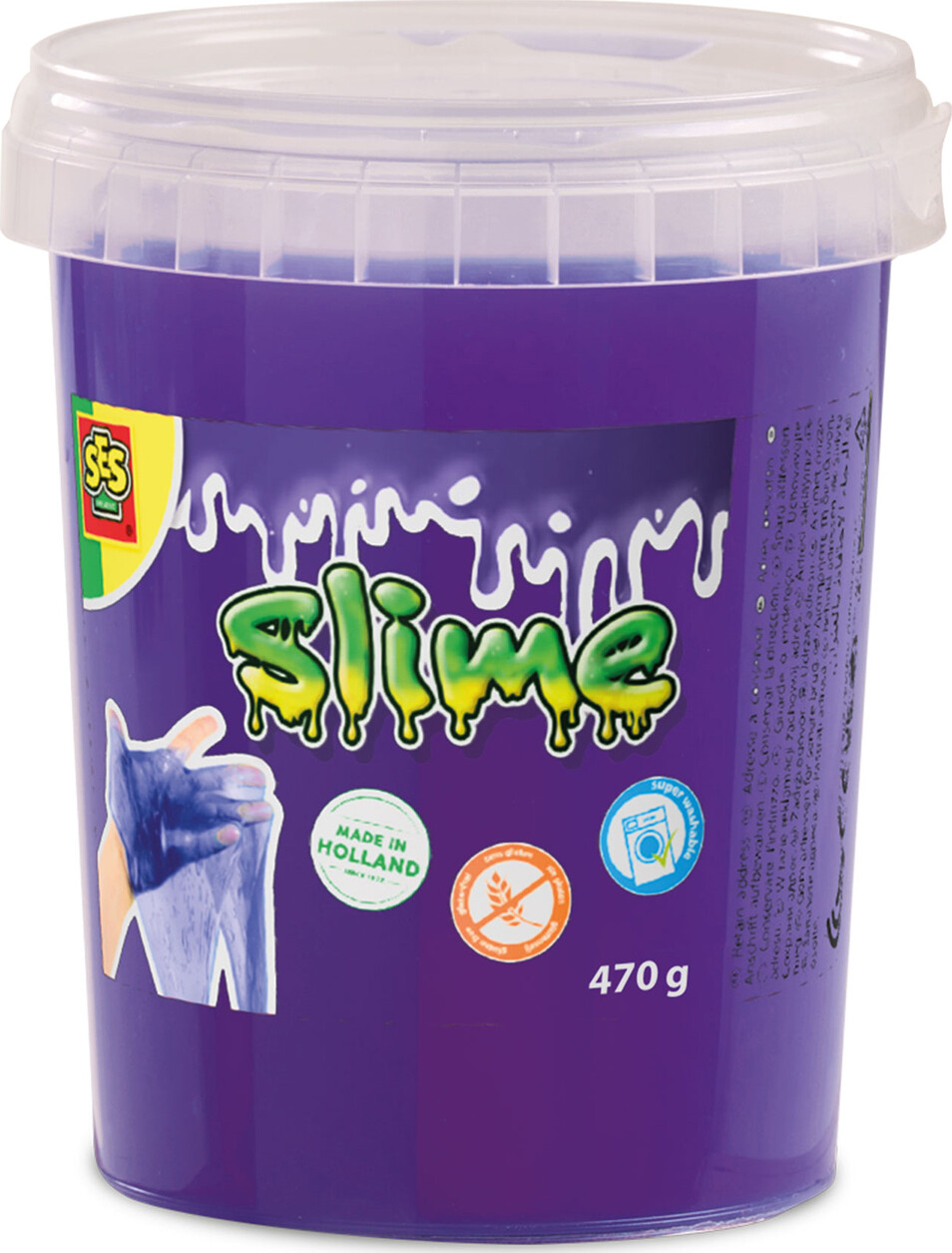 Ses Creative - Slime - Lilla Glitter Slim - 470 G