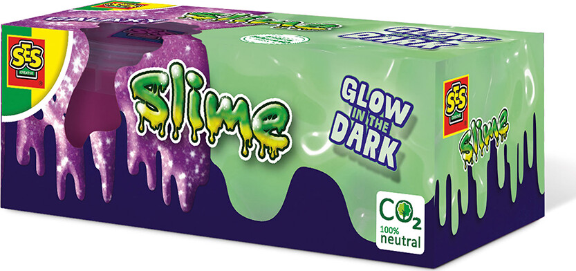 Ses Creative - Slime - Glow In The Dark Slim Sæt