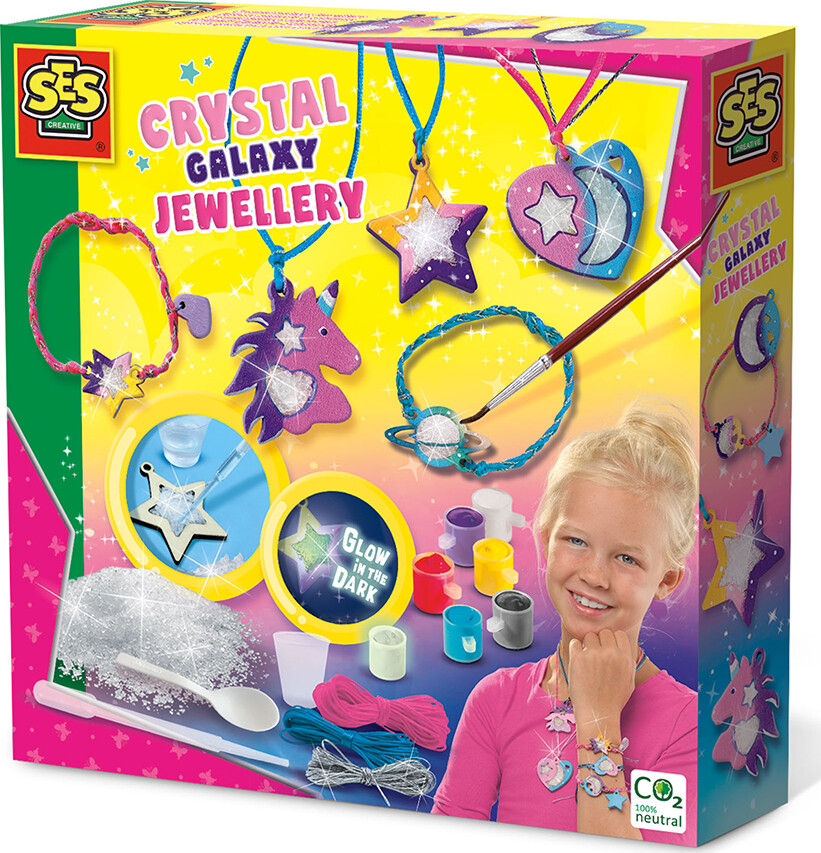 Ses Creative - Smykkesæt - Galaxy Crystals