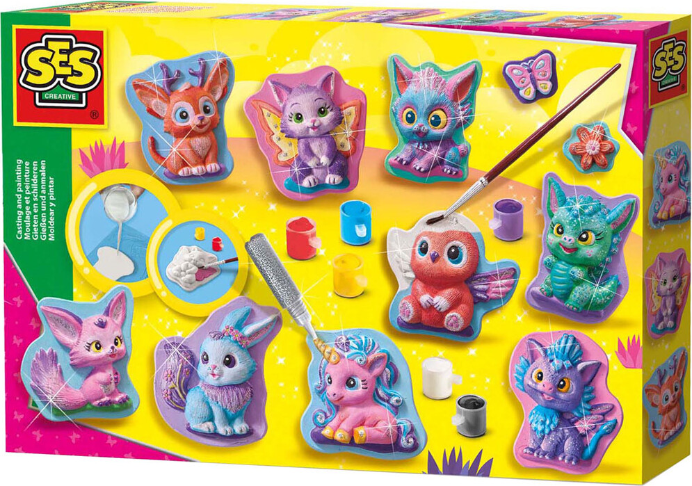 Ses Creative - Støb Og Mal - Fantasi Figurer