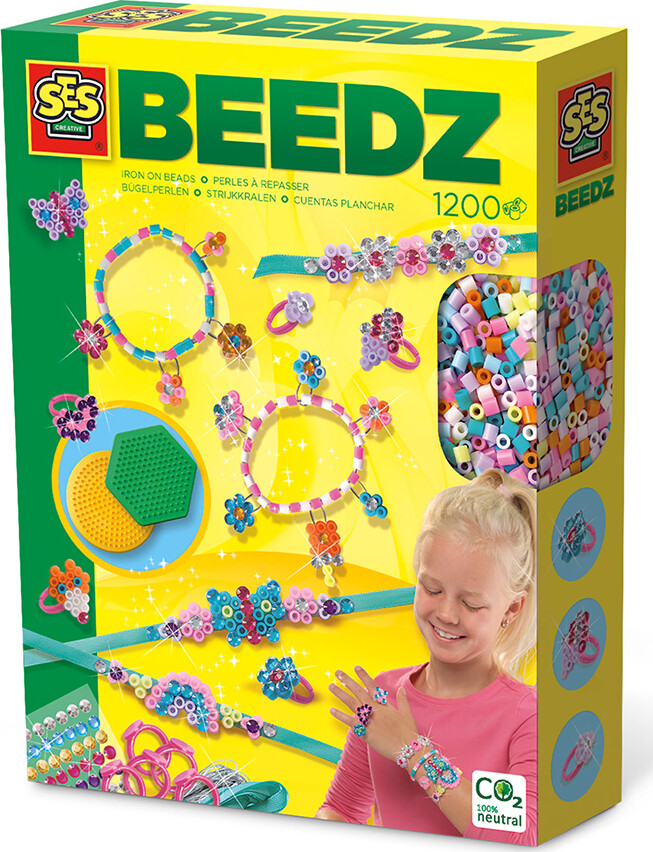 Perler Og Perleplader Sæt - Smykkesæt - Ses Creative - Beedz
