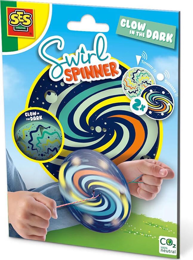 Ses Creative - Swirl Snorspinner - Lyser I Mørke