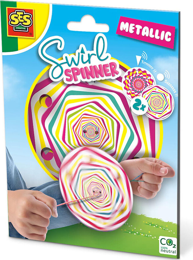 Ses Creative - Swirl Snorspinner - Metallisk