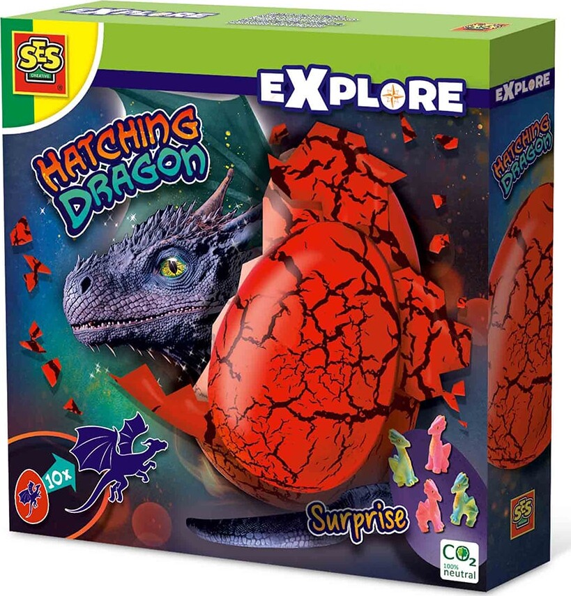 SES Creative Æg - Explore - Udklækningsæg Drage