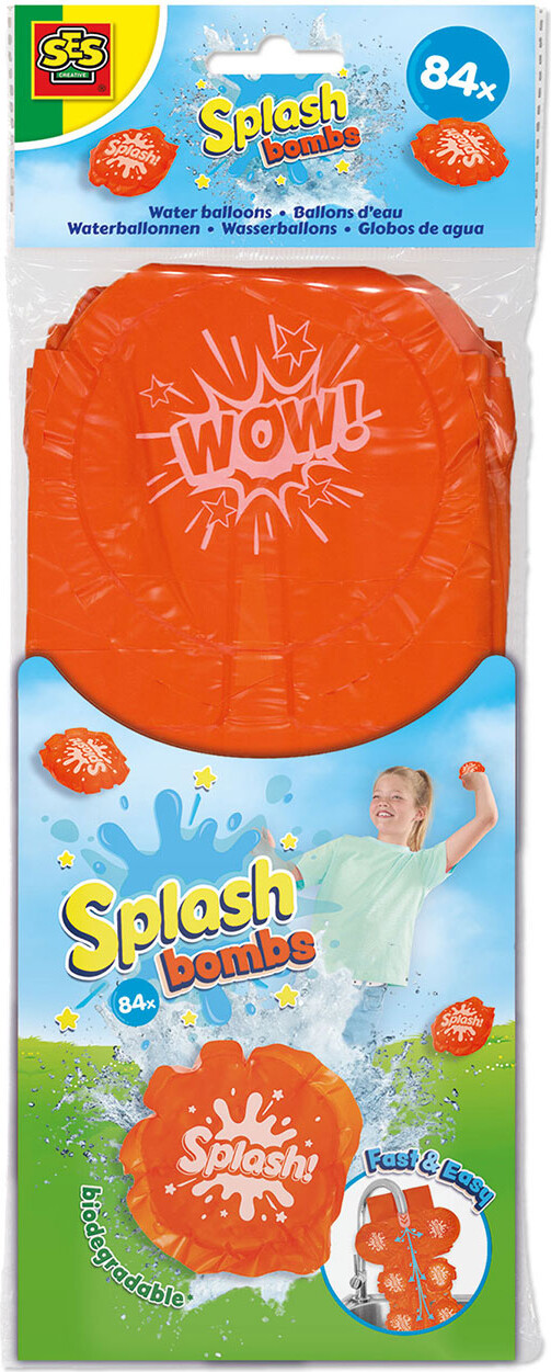 Ses Creative - Vandballoner - 84 Stk Bionedbrydelige