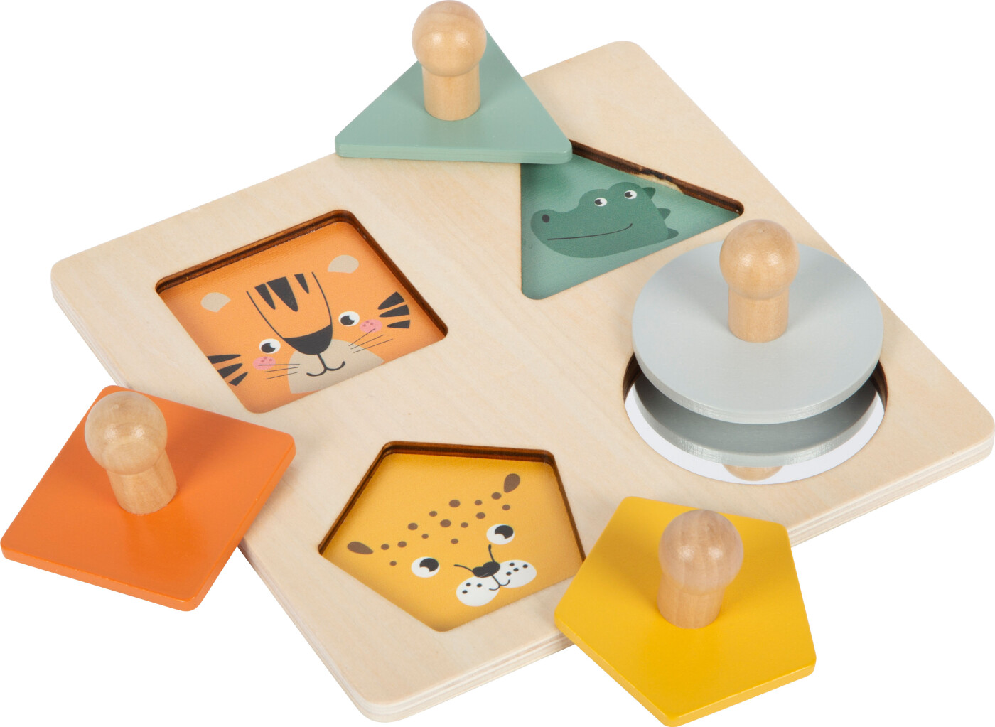 Shapes And Images Montessori Puzzle