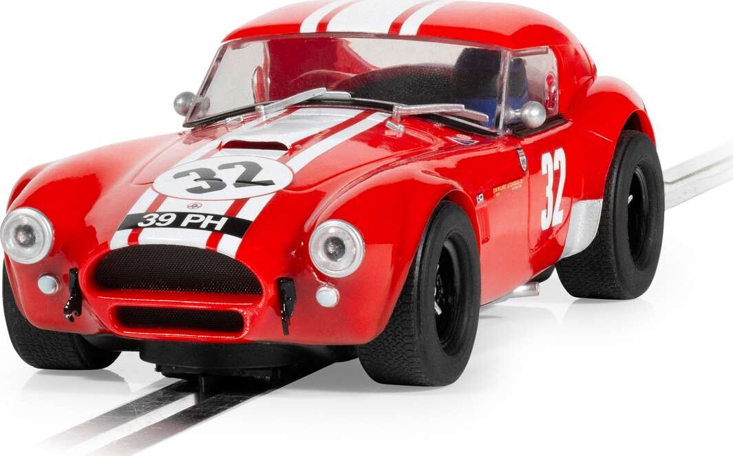 Scalextric - Shelby Cobra 289 Bil - Rød - 39ph - 1:32 - C4528