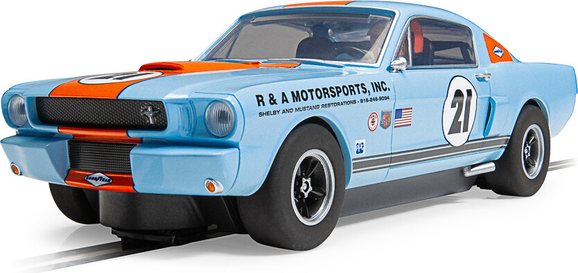Scalextric - Shelby Gt350 Bil - Gulf Edition - 1:32 - C4570