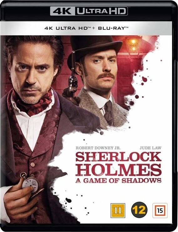 Sherlock Holmes 2 - Skyggespillet / Sherlock Holmes 2 - A Game Of Shadows - 4K Blu-Ray