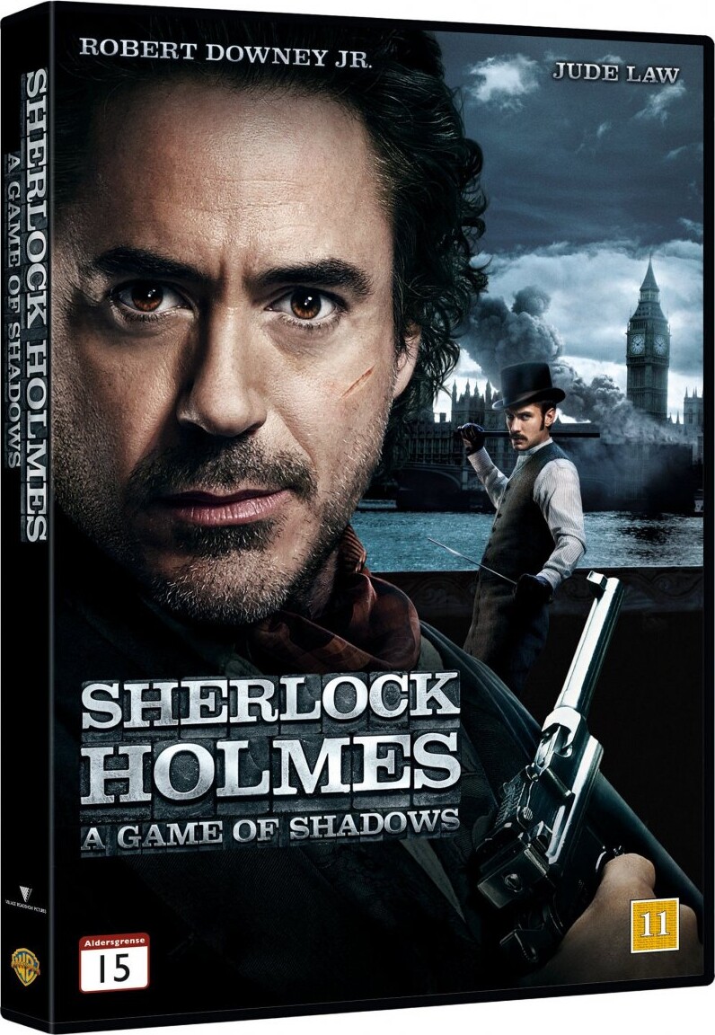 Sherlock Holmes 2 - A Game Of Shadows / Skyggespillet - DVD - Film