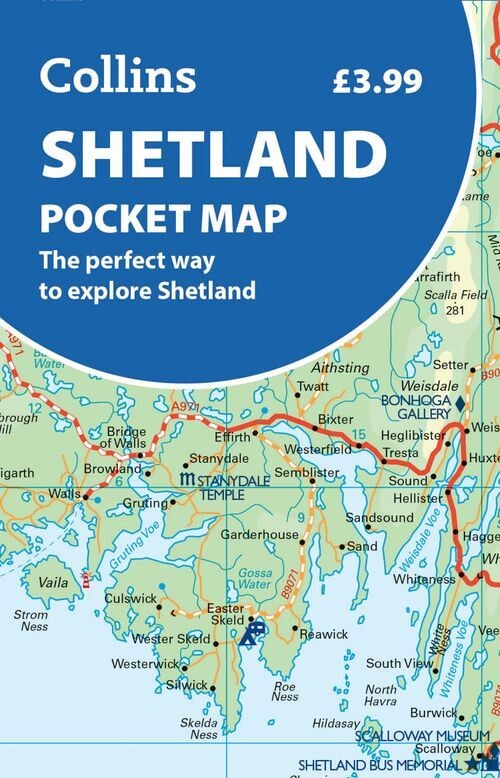 Shetland Pocket Map: The Perfect Way To Explore The Shetland Islands - English book