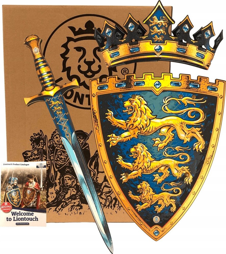 Liontouch - Løve - Skumsværd, Skjold Og Krone Til Børn
