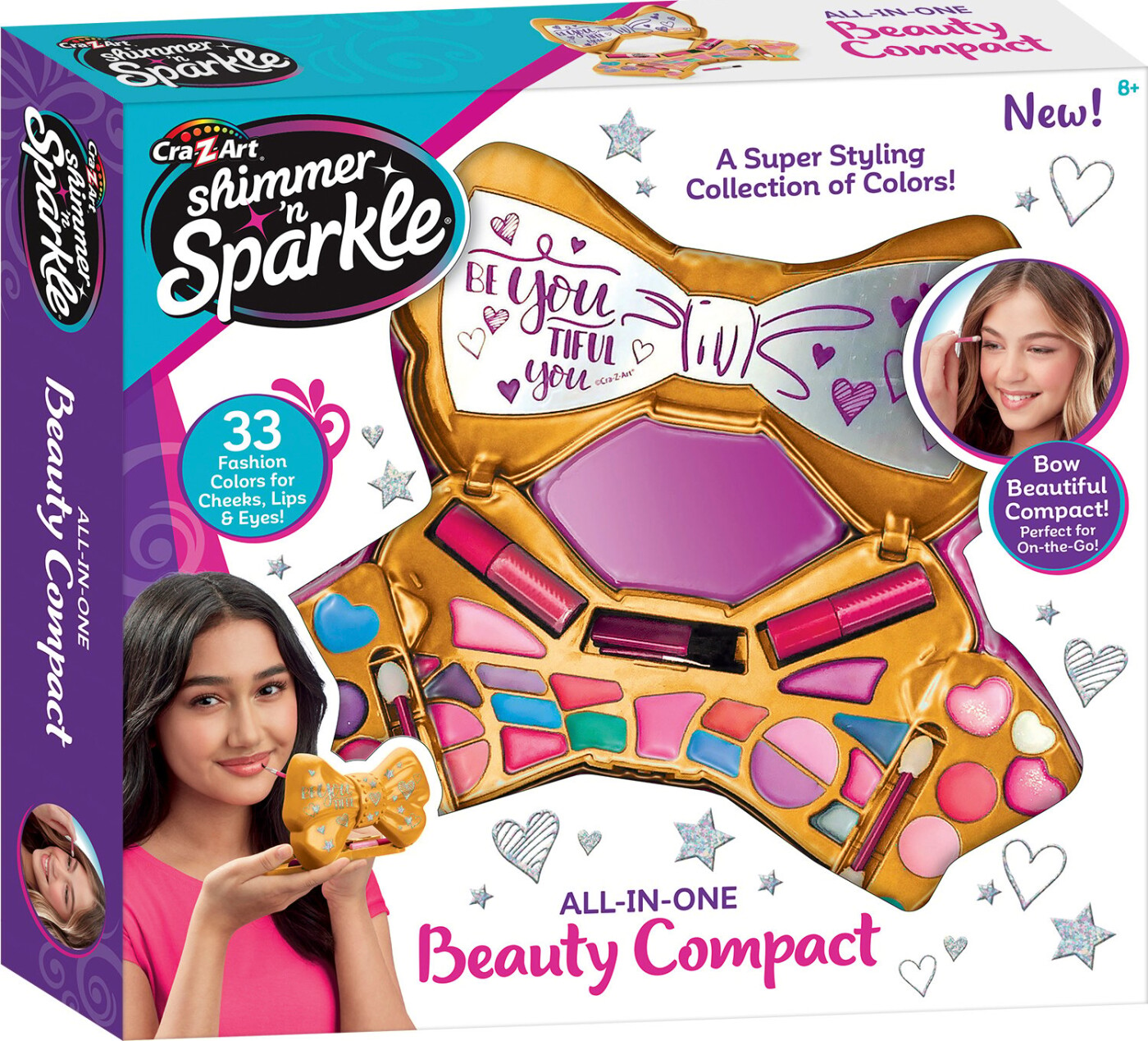 Shimmer N Sparkle - Makeup Sæt Til Børn - Beautiful Compact