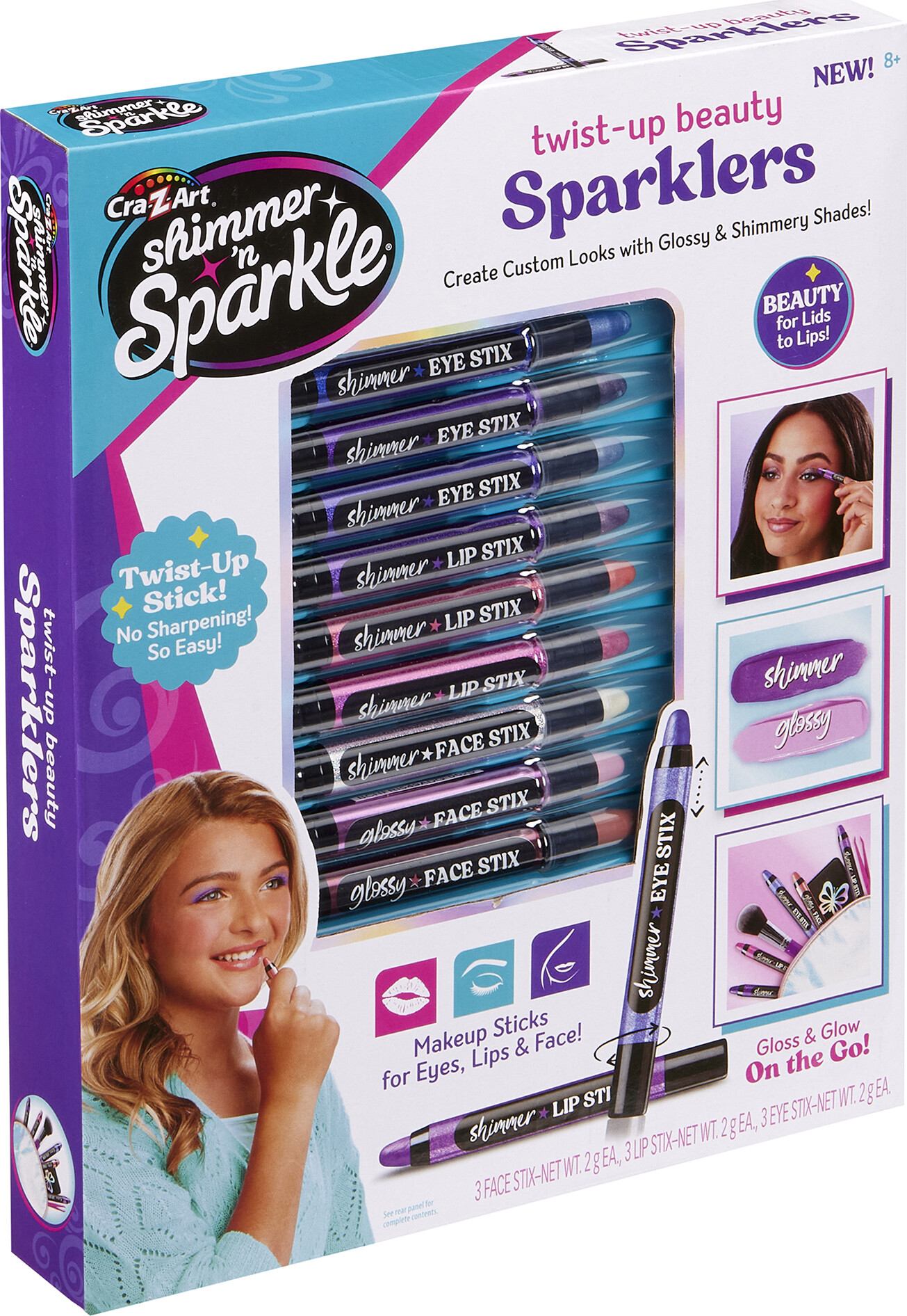 Cra-z-art - Shimmer N' Sparkle - Twist-up Beauty Sparklers