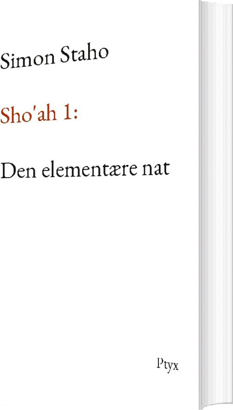 Billede af Sho'ah 1: Den Elementære Nat - Simon Staho - Bog